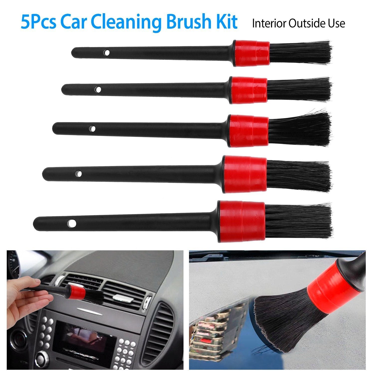 5-Pieces: Car Detailing Brush Set Buy Cheap Latest