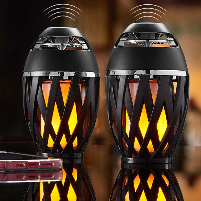 2-Pack: Margaritaville Bluetooth LED Flame Tiki-Torch Speaker Free Shipping Pay With Visa