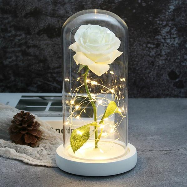 LED Glass Cover Simulation Foil Rose Flower Eastbay Cheap Online