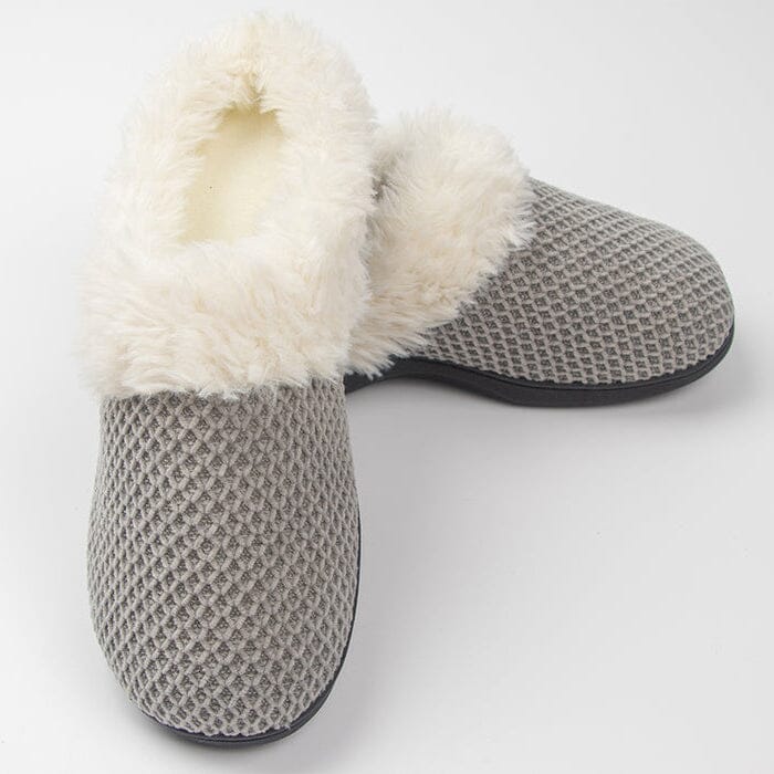 Roxoni Women's Fleece Trim Knit Sweater Furr Clog Slipper Clearance Get To Buy