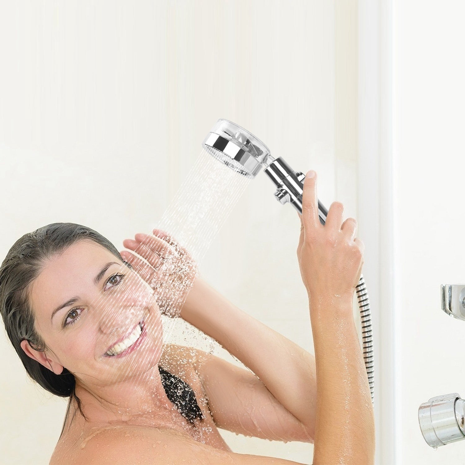 High Pressure Shower Head 360∞ Rotating Water Saving Handheld Shower Head Discounts Sale Online