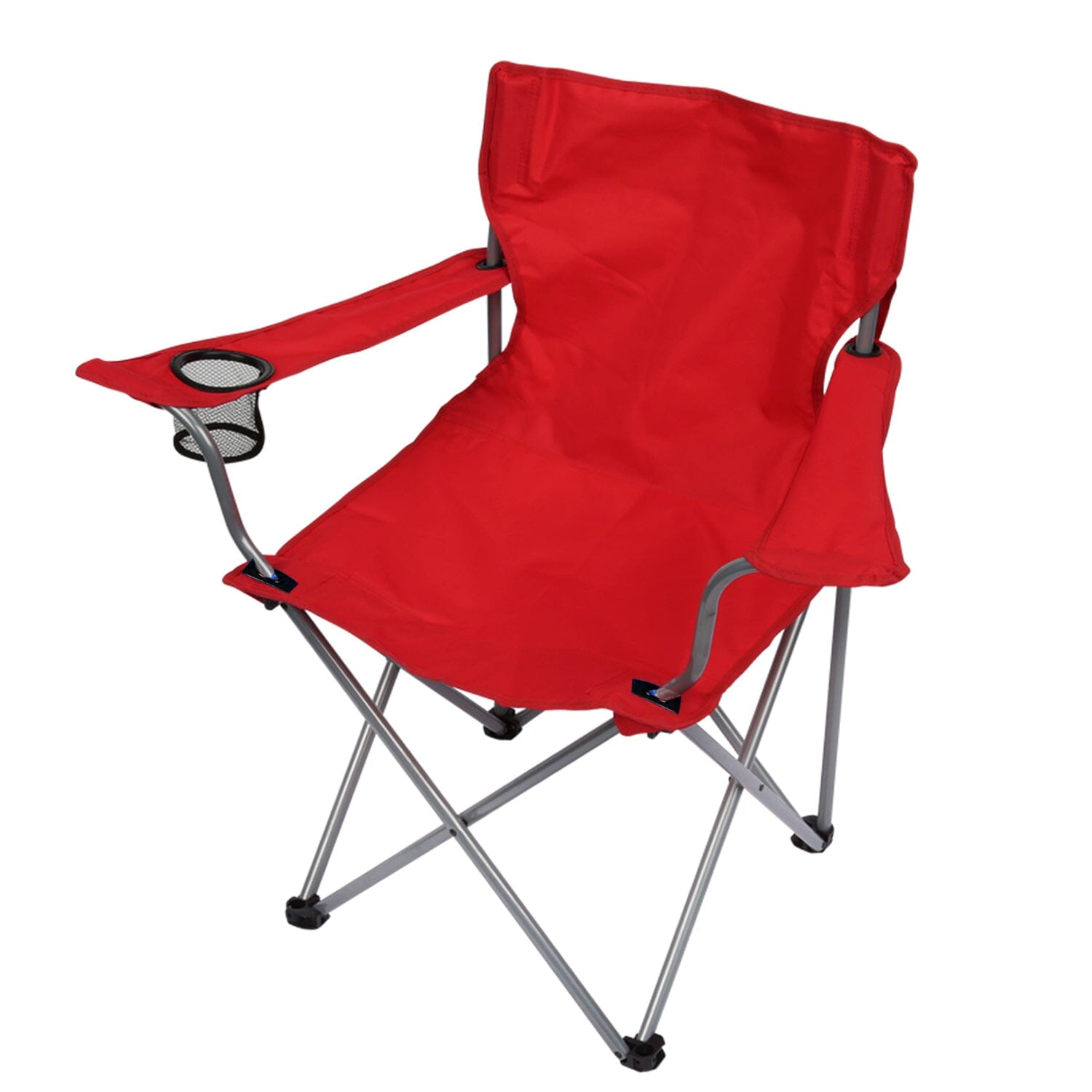 Foldable Beach Chair with Detachable Armrest Adjustable Canopy Stool with Cup Holder Tumblr