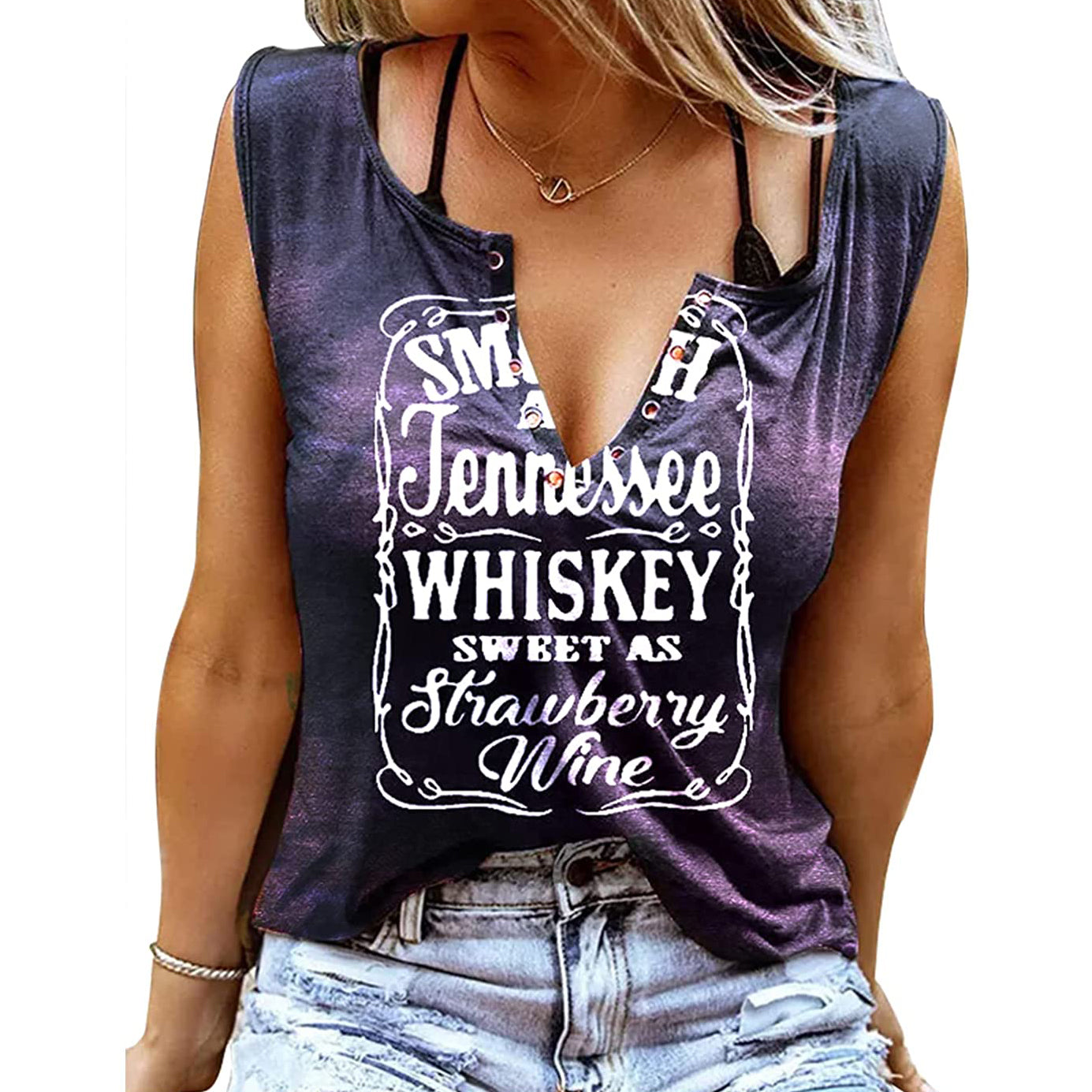 Smooth As Tennessee Whiskey Sweet As Strawberry Wine Shirt Inexpensive