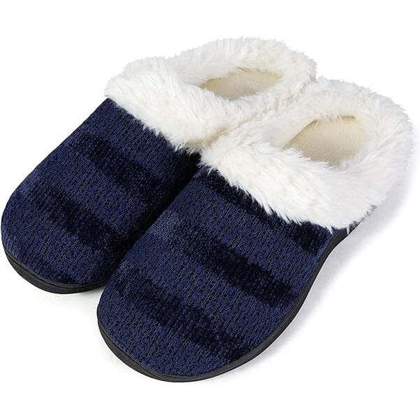 Roxoni Women's Cozy Memory Foam Slippers, Fuzzy Warm Faux Fur Buy Cheap 100% Original