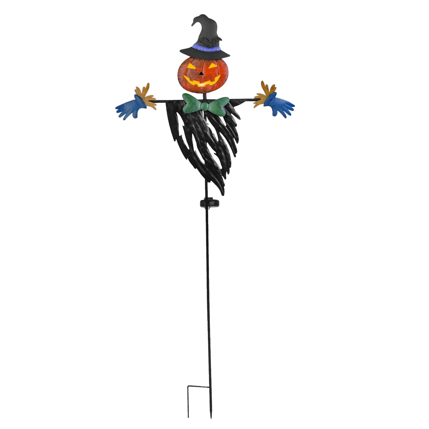 Solar Powered Scarecrow Shape Stake Light Halloween Decoration Official