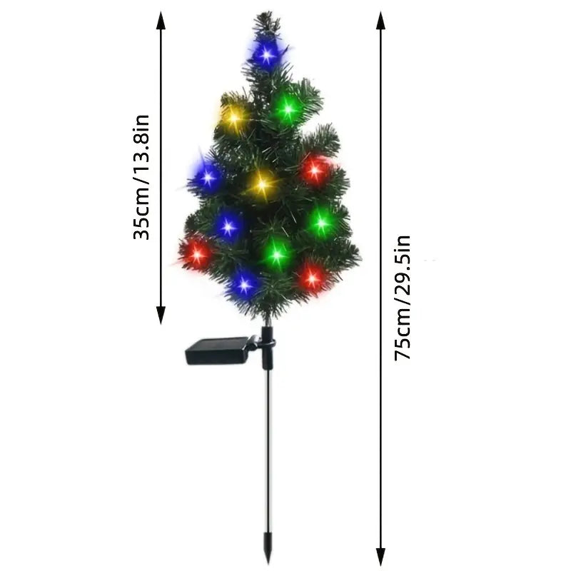 2-Pack: Waterproof Solar Christmas Tree LED Light Free Shipping Best Store To Get