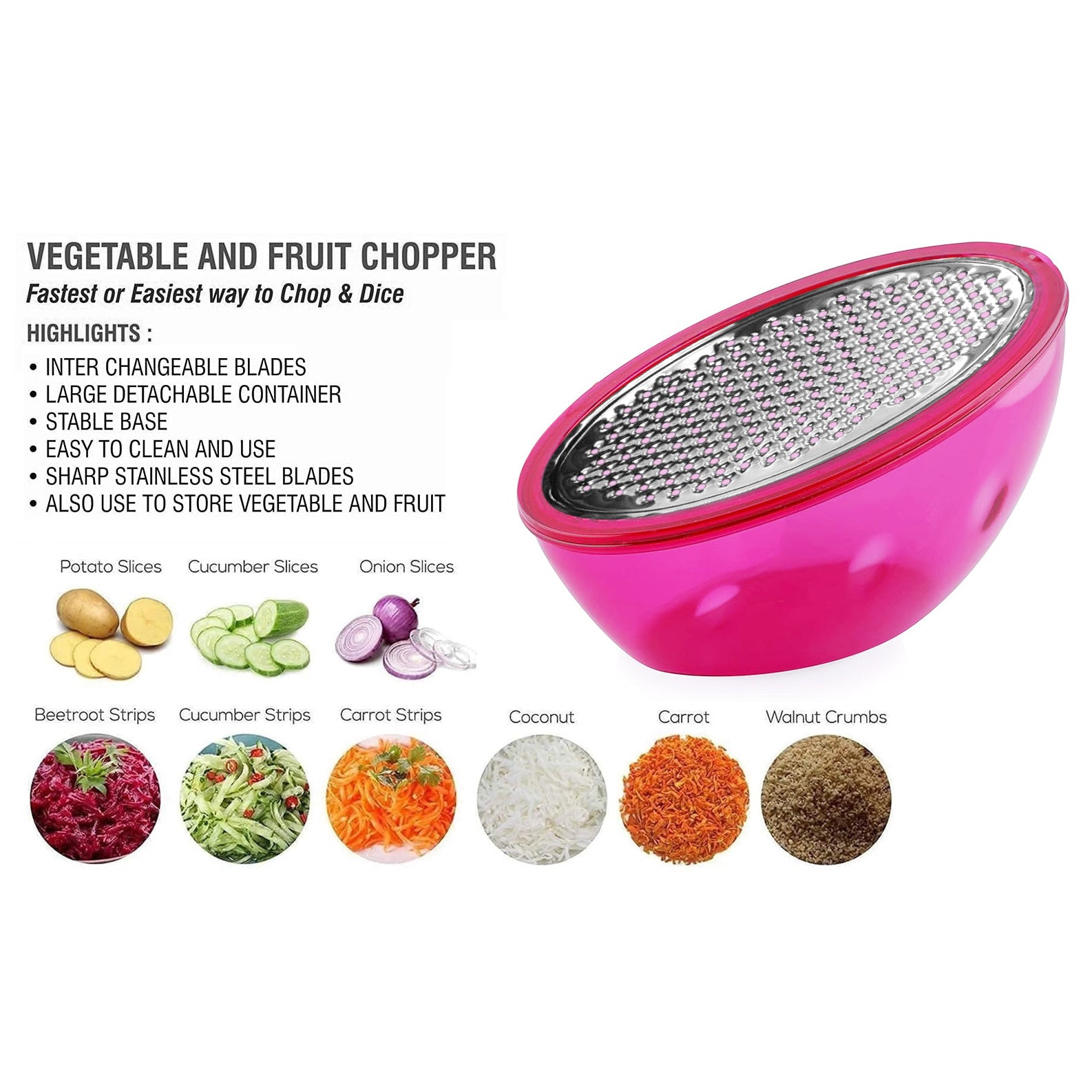 5-Piece: Cheese Grater Citrus Lemon Zester With Food Storage Container & Lid Sale Get To Buy