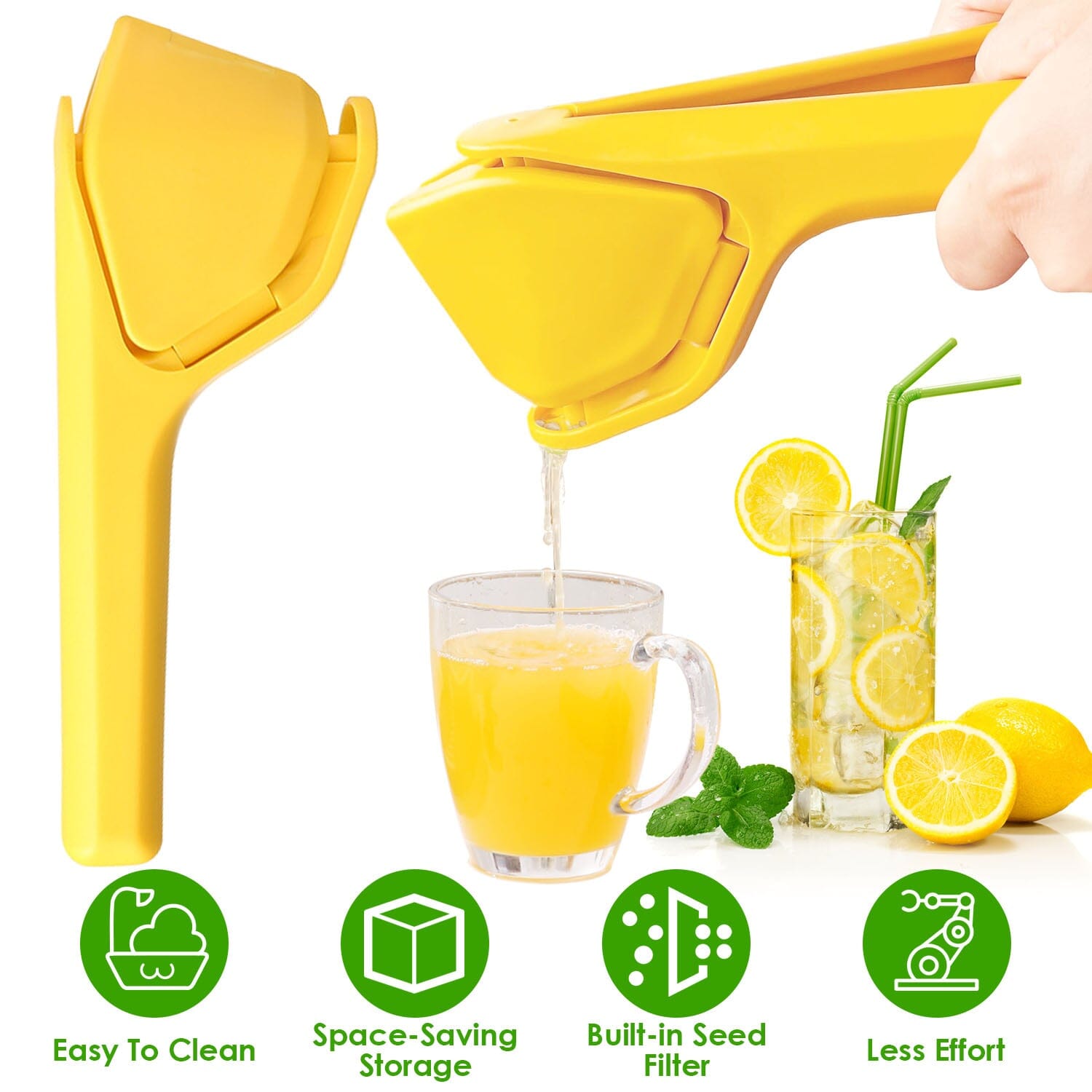 Manual Lemon Squeezer Fold Flat Design Pay With Visa