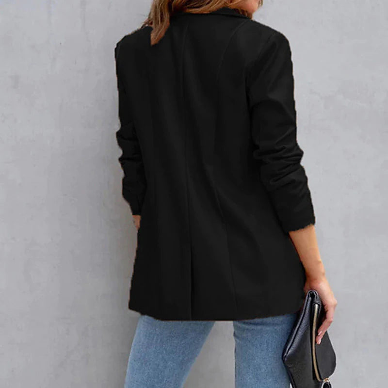 Women's Blazer Warm Breathable Outdoor Office Street Pocket Single Breasted Turndown Outlet 2025 New