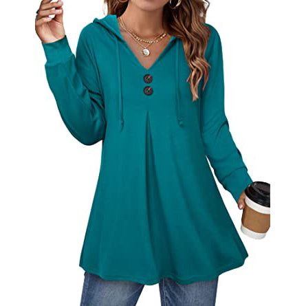 Women's Long Sleeve Hooded Tunic Tops Free Shipping Pick A Best