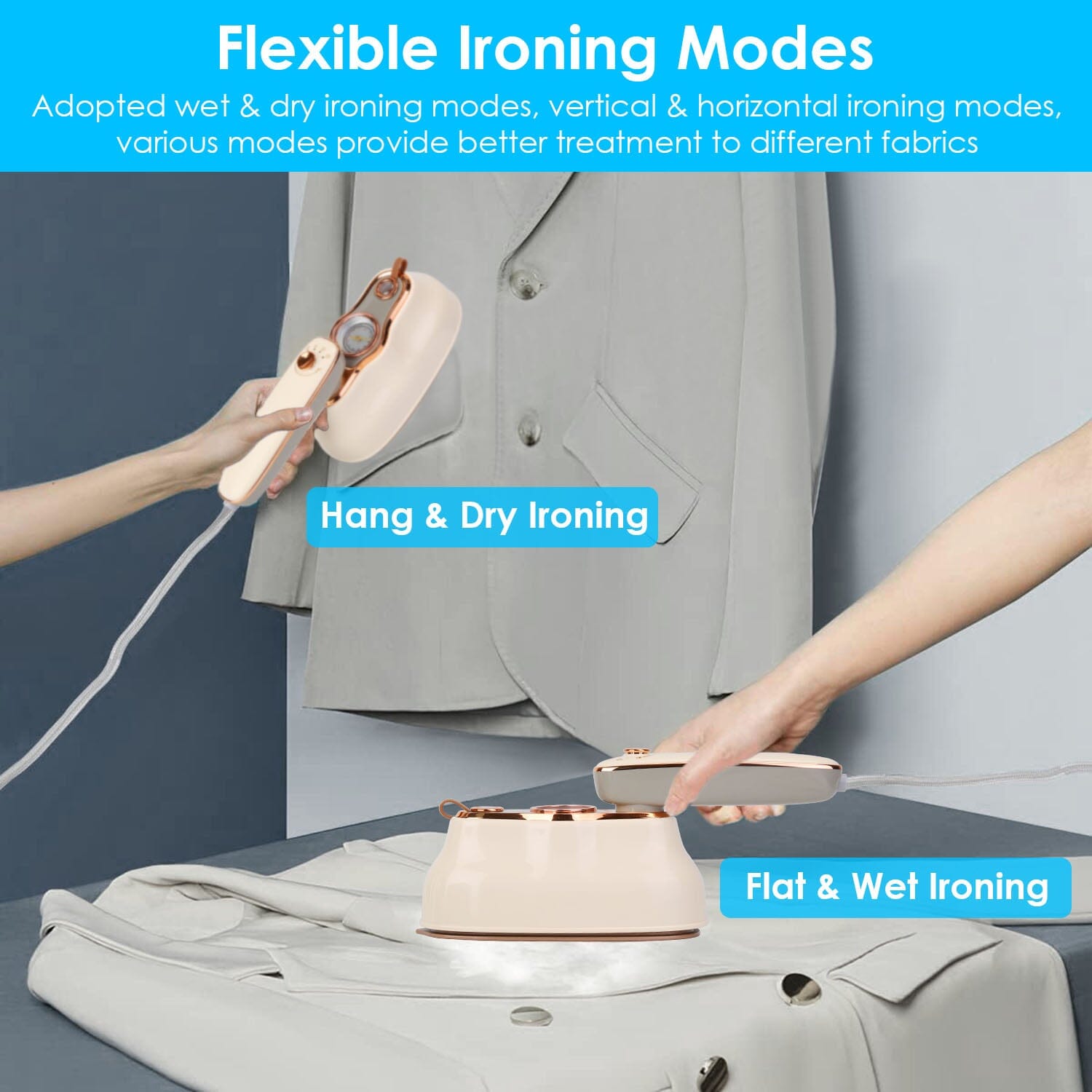 1200W Foldable Handheld Clothes Iron Steamer Get Authentic For Sale