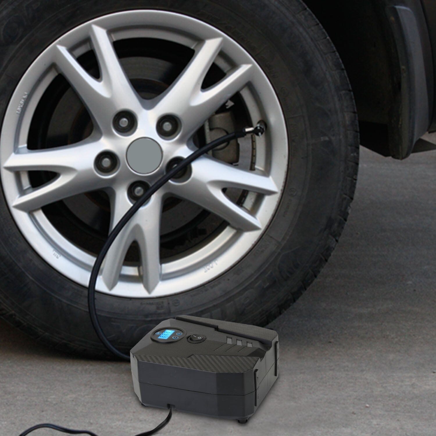 Portable Car Tire Inflator DC 12V Digital Car Air Pump Compressor Online Online Cheap Online