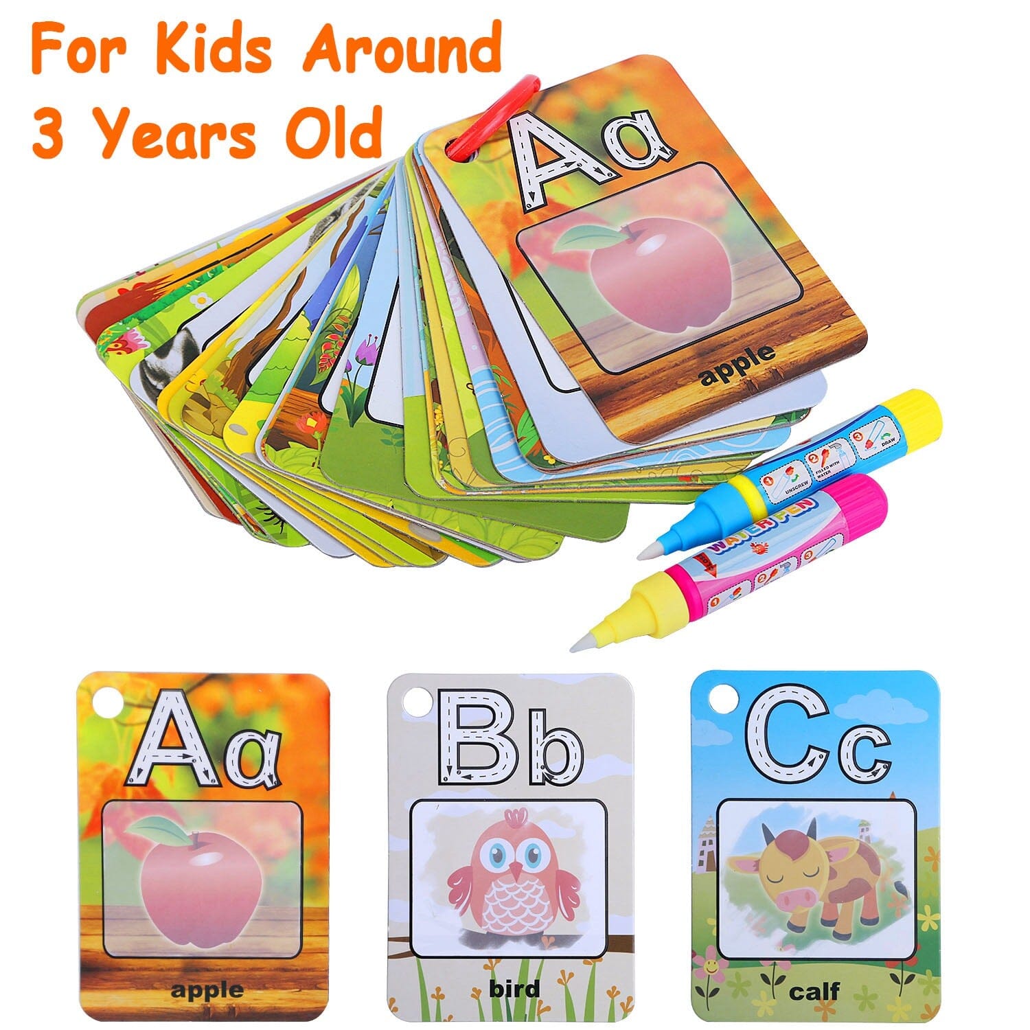 Alphabet Water Coloring Cards with 2 Magic Water Pens Buy Cheap Manchester Great Sale
