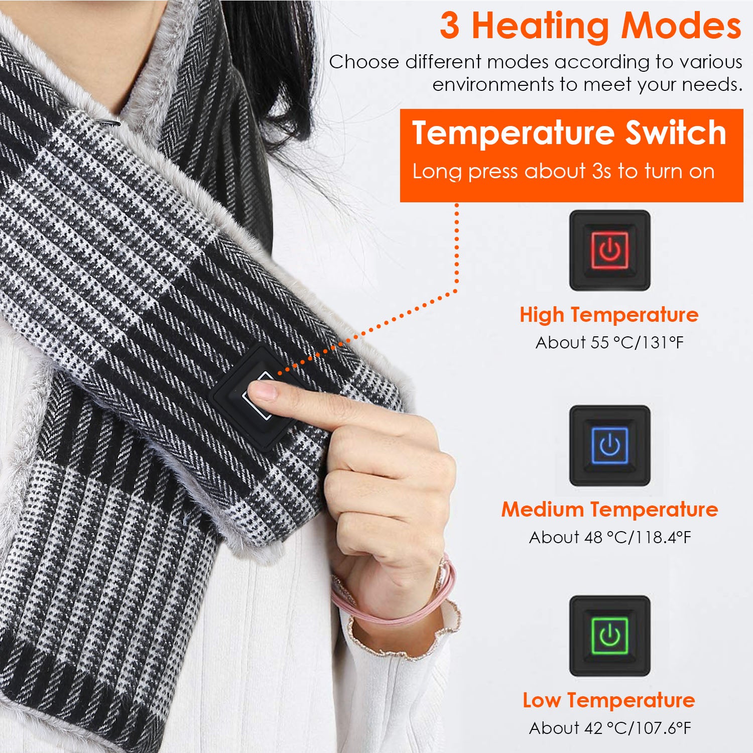 Electric Heated Scarf Wholesale Pice Cheap Pice