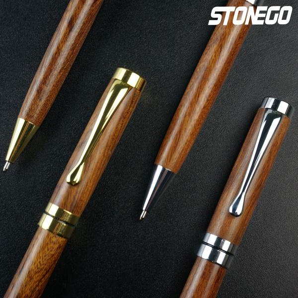 2-Pack: Wooden Twist Ballpoint Pen Marketable Sale Online