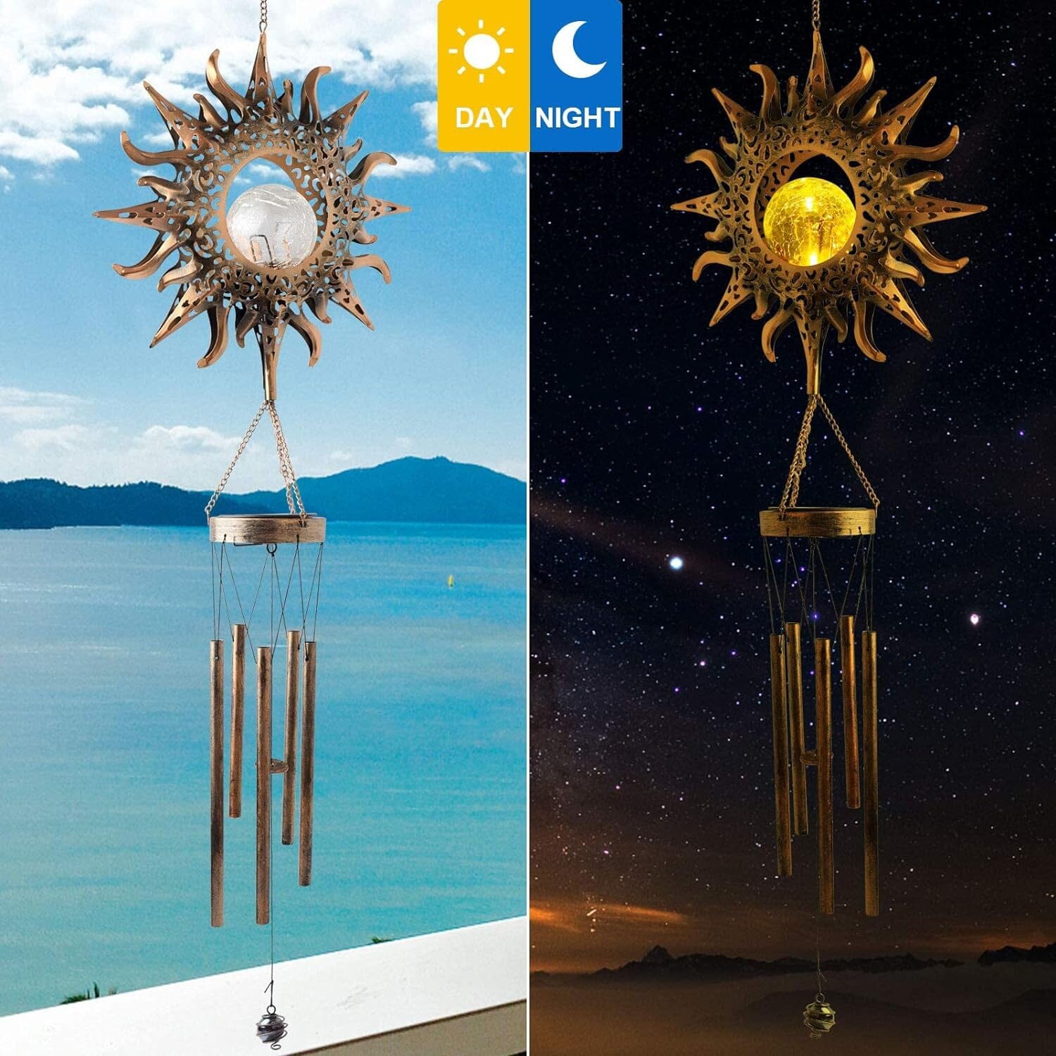 Sun Solar Wind Chimes Best Place For Sale