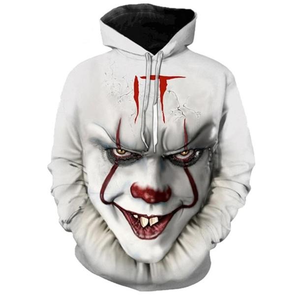 3D Printed The Dancing Clown Hooded Sweatshirt Free Shipping Fashion Style