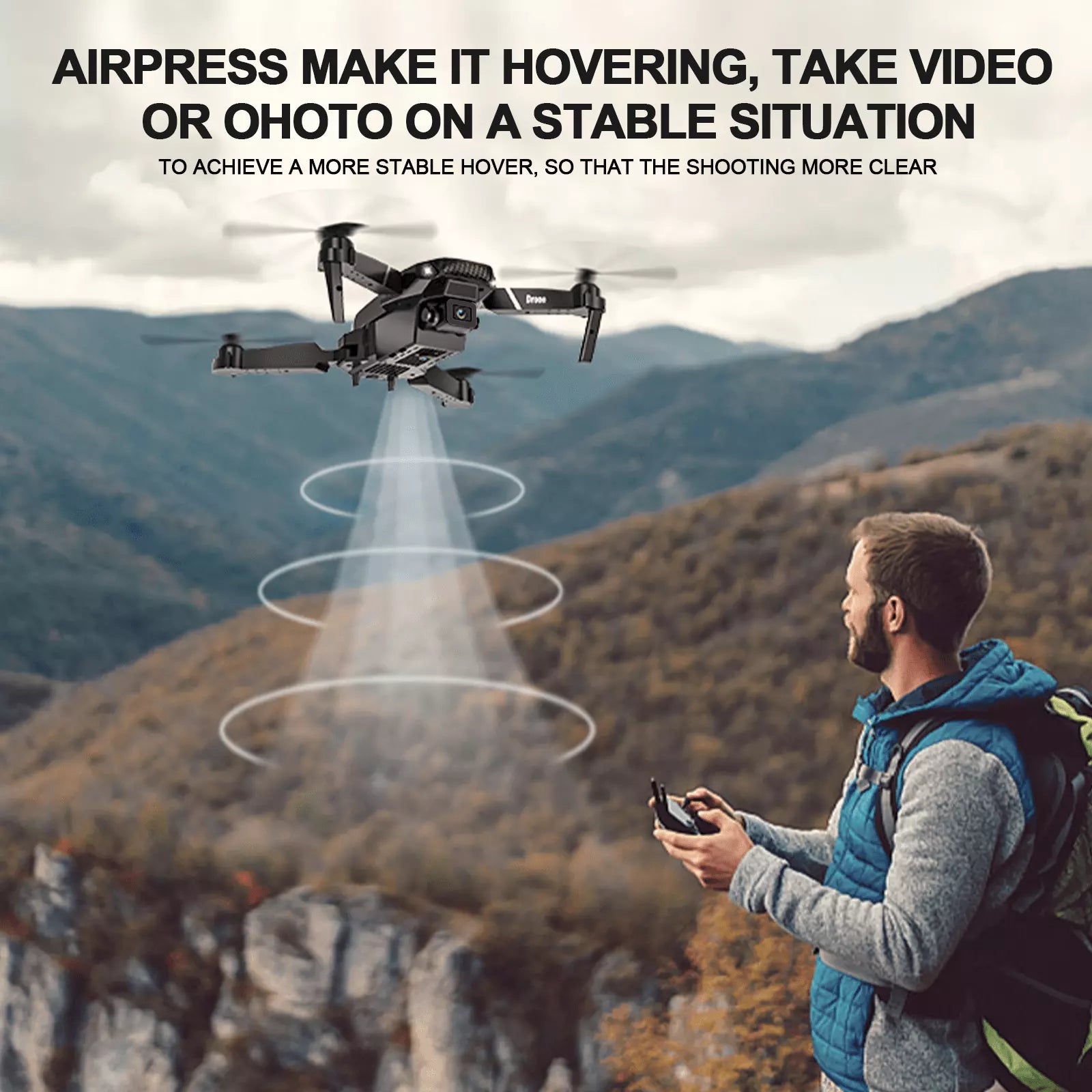 WiFi FPV RC Drone with 4K HD Camera 40Mins Flight Time Obstacle Avoidance Drone Genuine Online