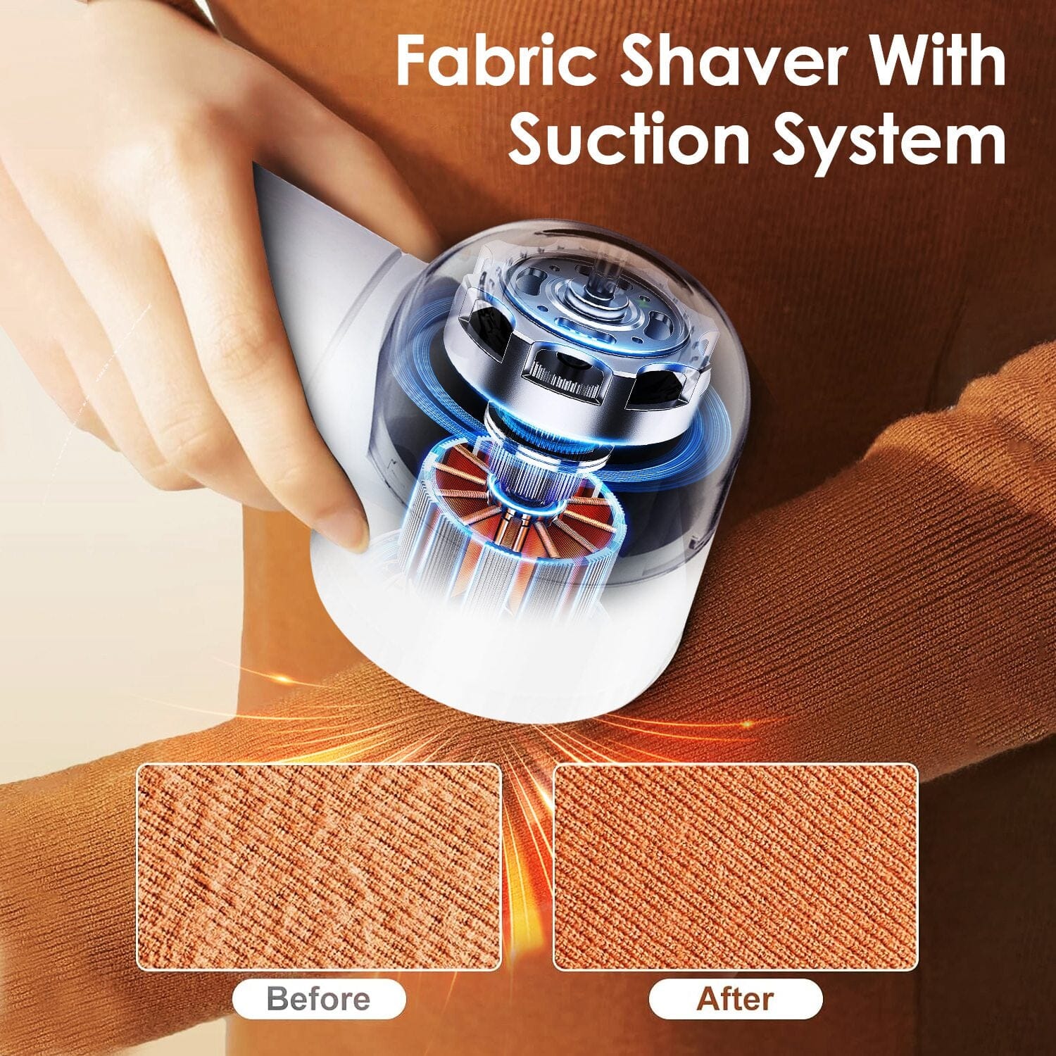 Electric Fabric Shaver with 3 Speeds Lint Brush Digital Display Discount Exclusive