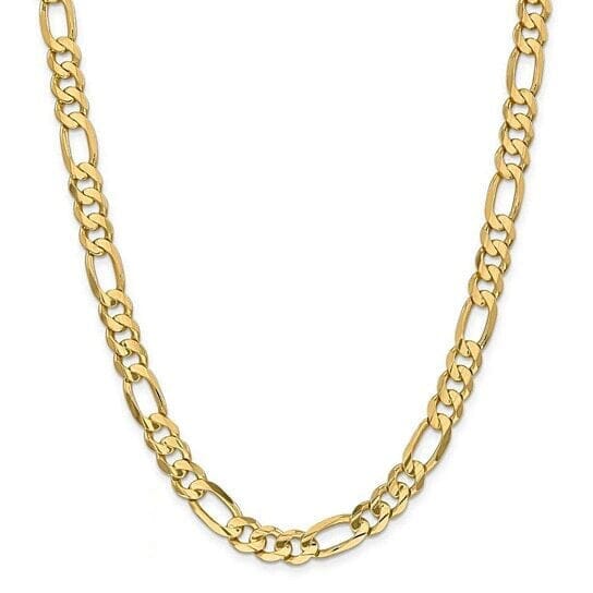 4mm Figaro Chain Necklace - Stainless Steel Necklace Men Outlet Countdown Package