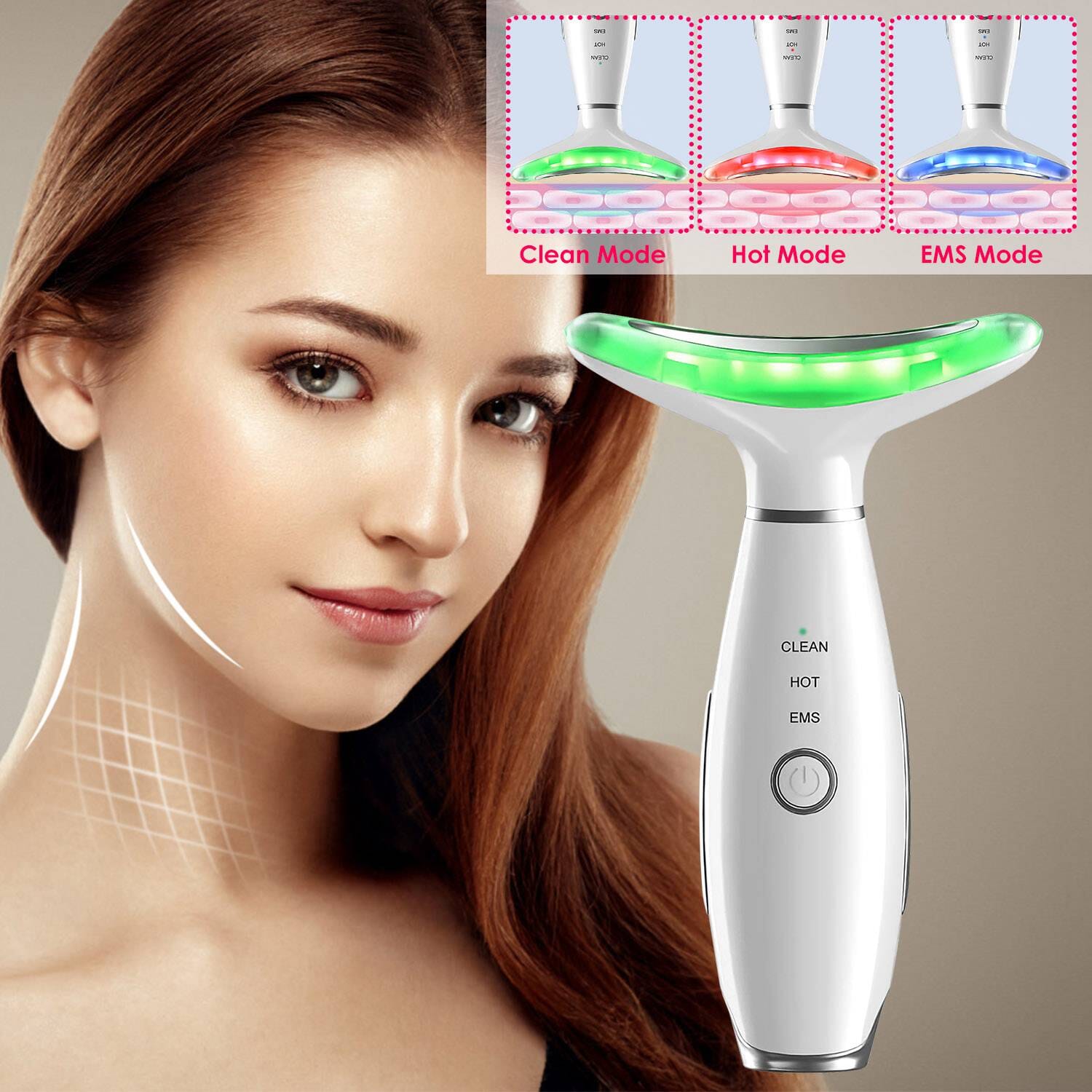 Anti Wrinkles Face Neck Massager Double Chin Reducer Best Place Sale Online