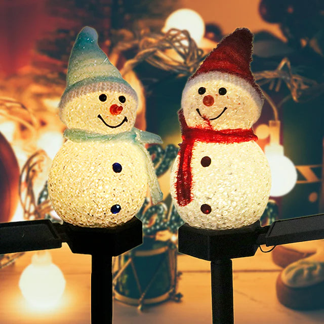 Christmas Snowman Light Solar Discount For Cheap