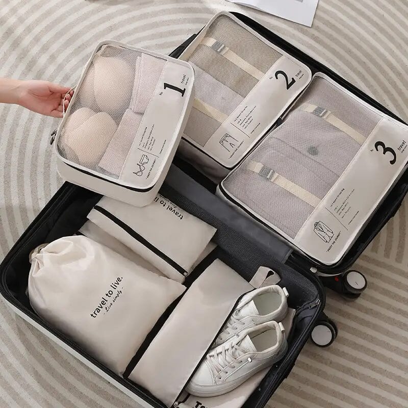 7-Piece: Travel Packaging Cube Bags Buy Cheap 100% Original