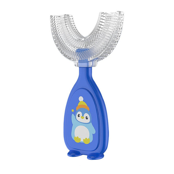 2-Piece: Manual Children's U-Shaped Toothbrush Sale Fashion