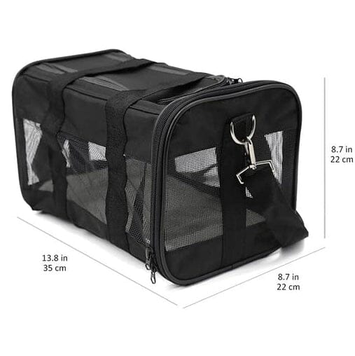 Soft-Sided Mesh Pet Travel Carrier Browse For Sale