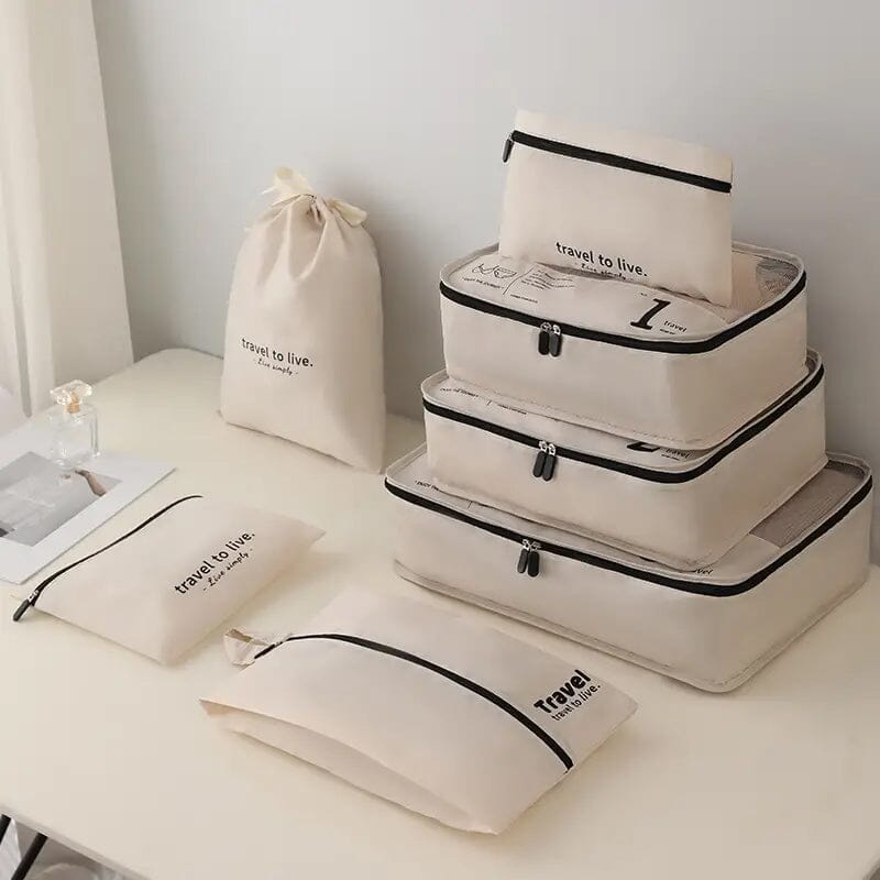 7-Piece: Travel Packaging Cube Bags Buy Cheap 100% Original