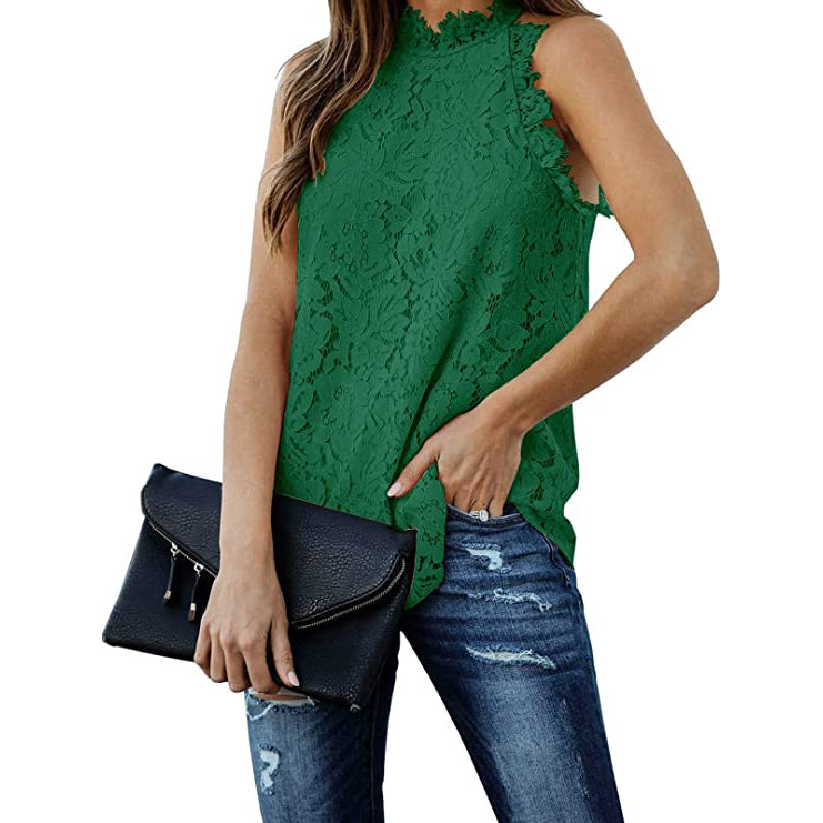 Women's Lace Crochet Hollow Out Tank Top Buy Cheap 2025 Unisex