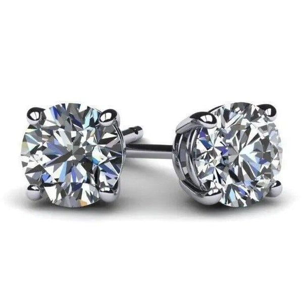 IGI Diamond Engagement Earrings VS1 D Round 4.34 Carat Lab Created Eye Clean Cheapest For Sale