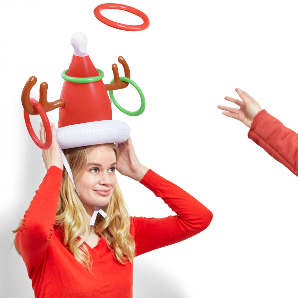 Inflatable Reindeer Hat Ring Toss Game 100% Guaranteed