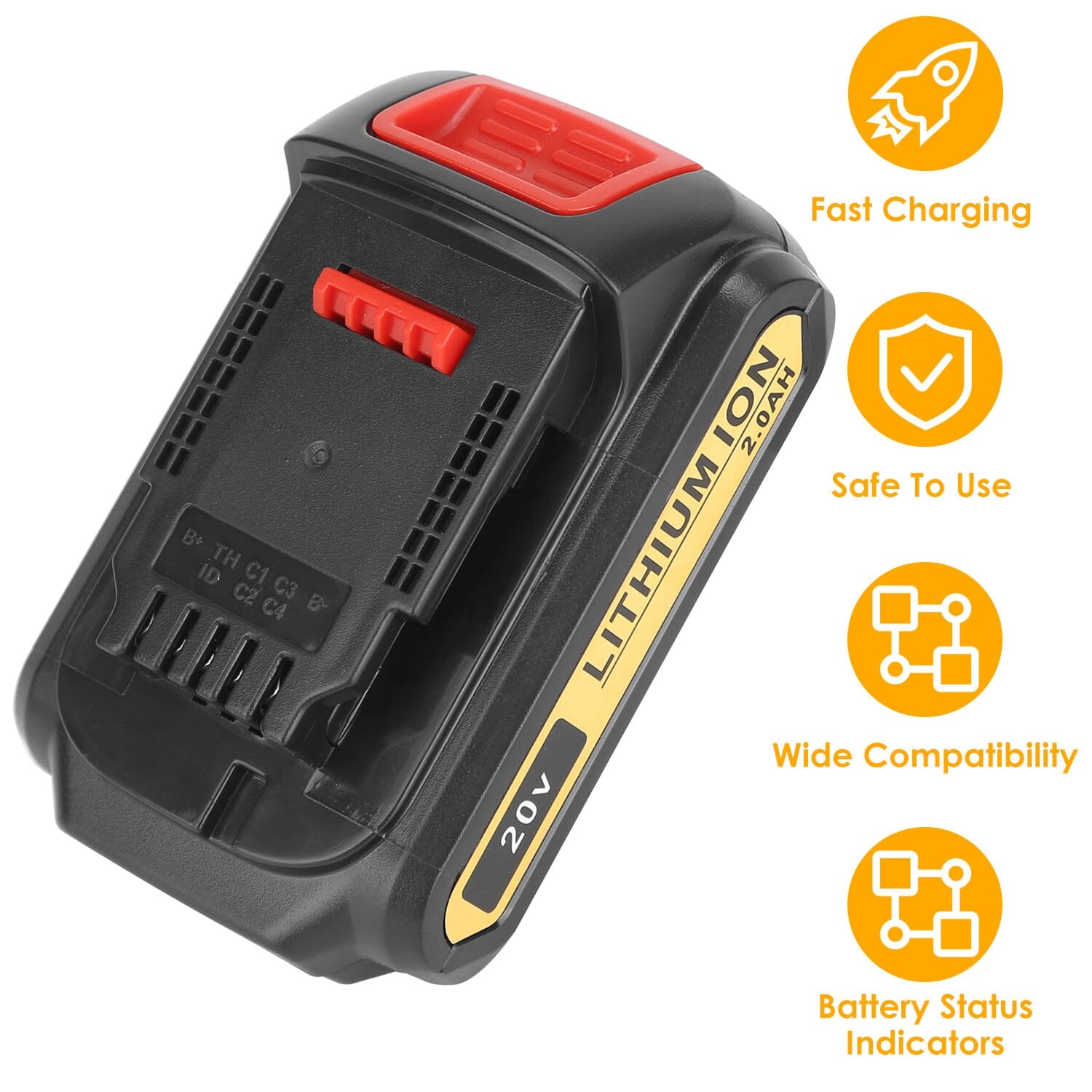 20V Replacement Battery Fit for Dewalt DCB Online Online Outlet Sale