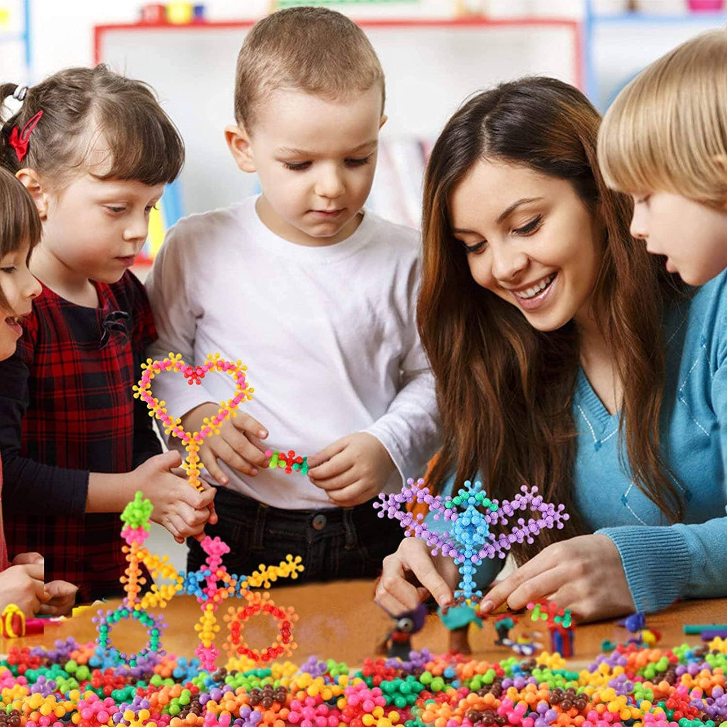 200-Piece: 3D Interlocking Building Blocks STEM Toy Pictures Cheap Pice