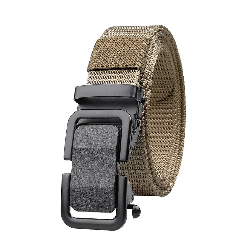 Men's Automatic Metal Buckle Nylon Canvas Webbing Belt Clearance Online Official Site