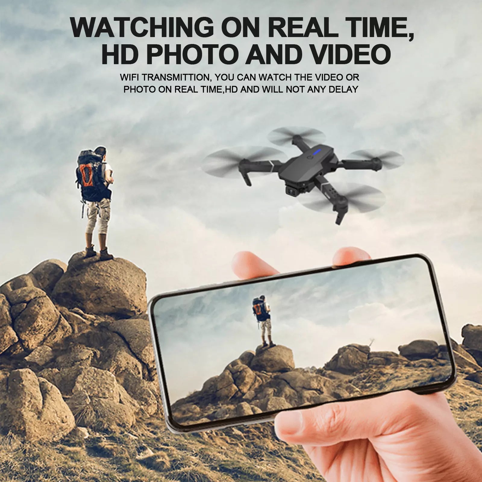 WiFi FPV RC Drone with 4K HD Camera 40Mins Flight Time Obstacle Avoidance Drone Genuine Online