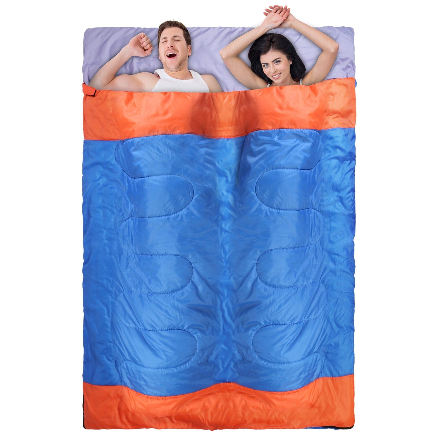 Water Resistant Camping Cotton Liner Sleeping Bag with Sack Visa Payment For Sale