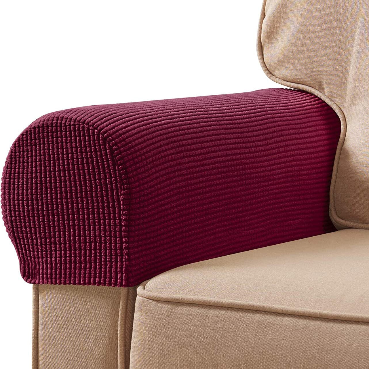 2-Piece: Jacquard Sofa Armrest Slipcover Where To Buy Cheap Real