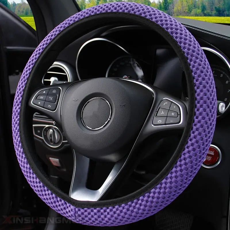 Carbon Fiber Sports Steering Wheel Cover Cheap Sale Manchester Great Sale