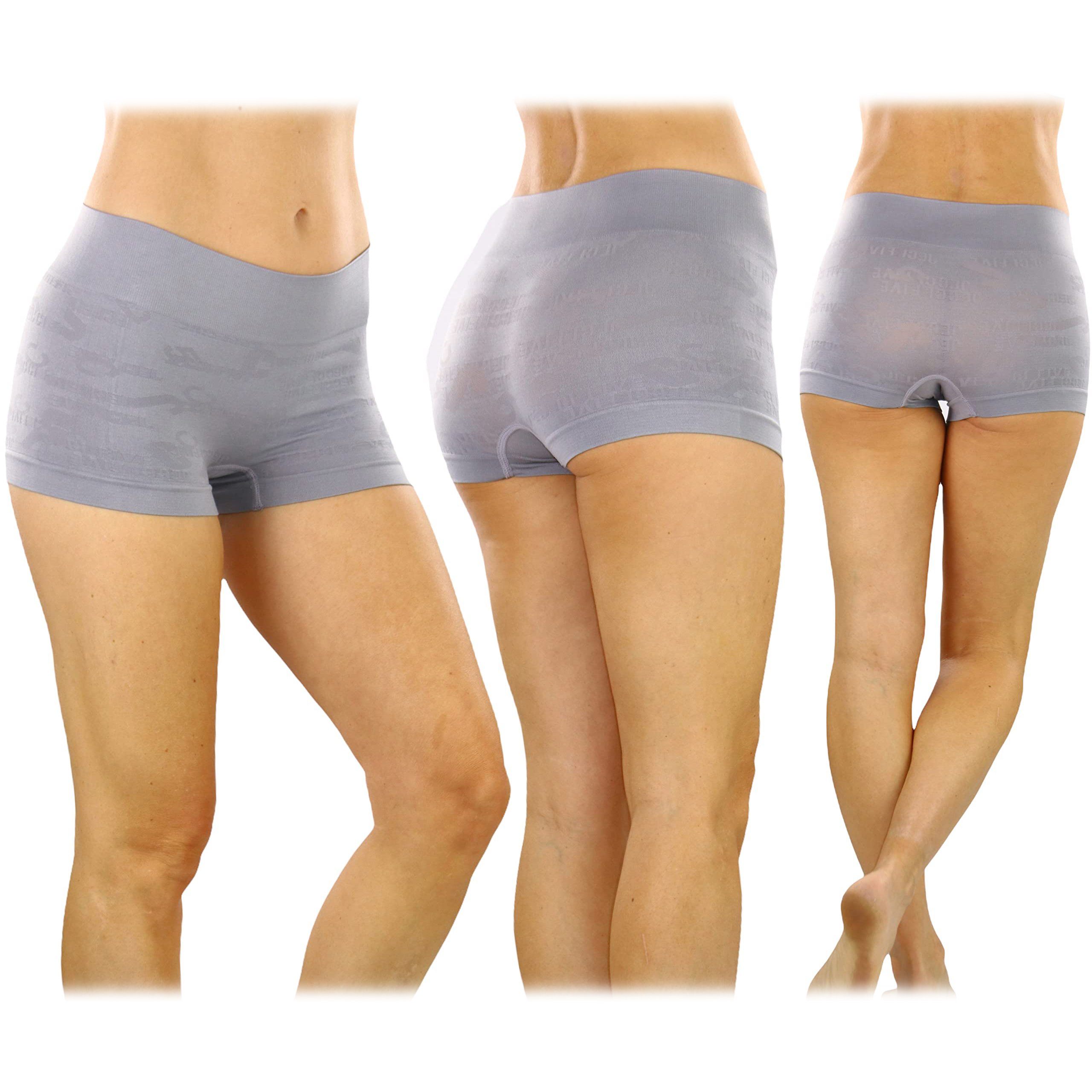 6-Pack: Women's Stretch Microfiber Cheeky Boyshort Panties Cheap Factory Outlet