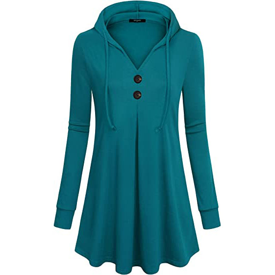 Women's Long Sleeve Hooded Tunic Tops Free Shipping Pick A Best