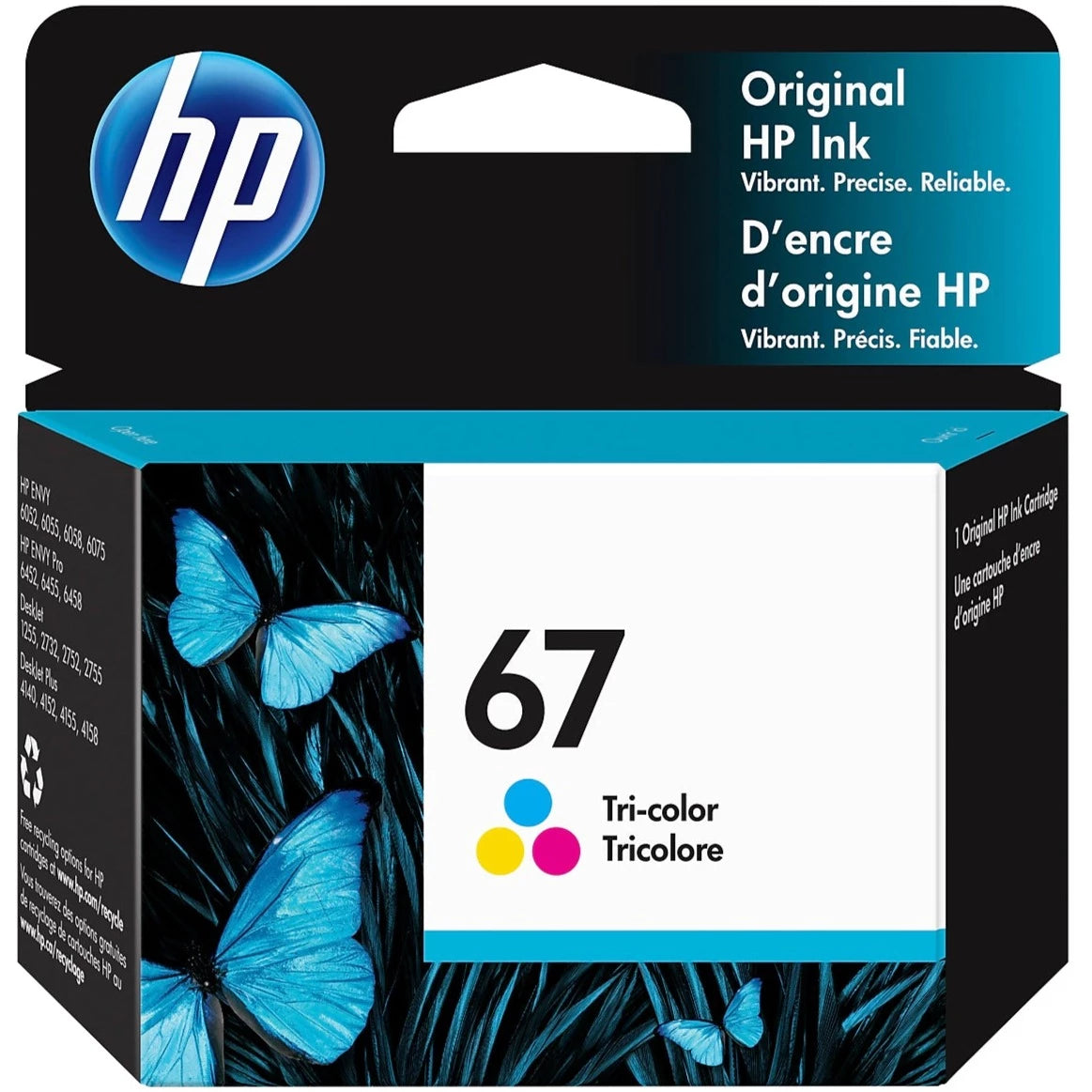 HP 67 Original Ink Cartridge 3YM55AN 3YM56AN Original For Sale