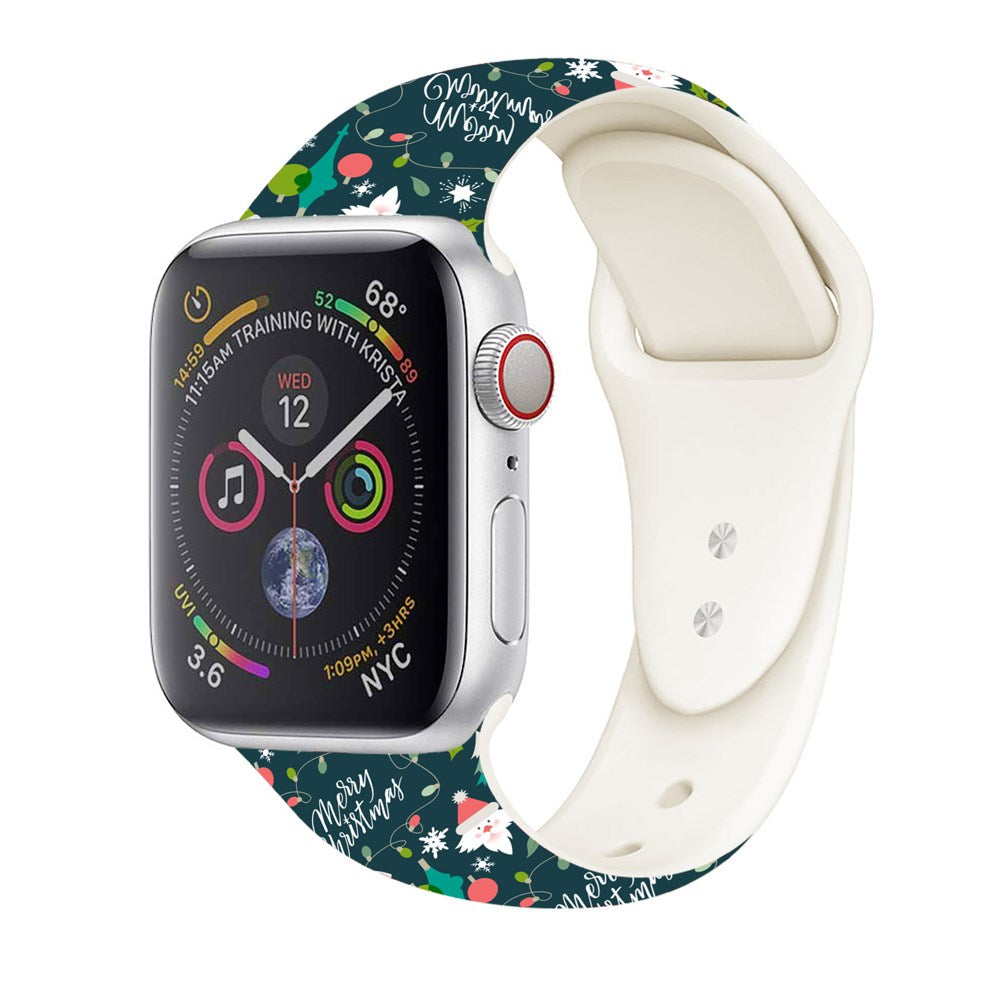 Christmas Silicone Apple Watch Bands Outlet Find Great