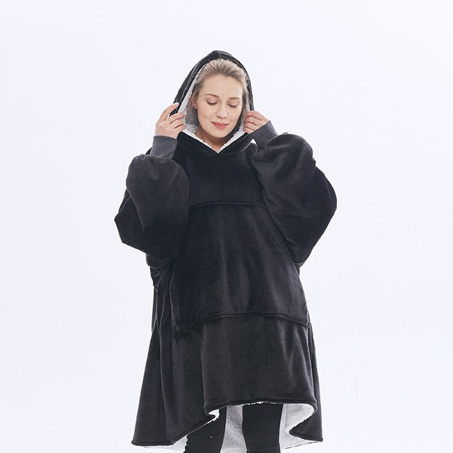 Unisex Oversized Sherpa Wearable Blanket Free Shipping With Paypal