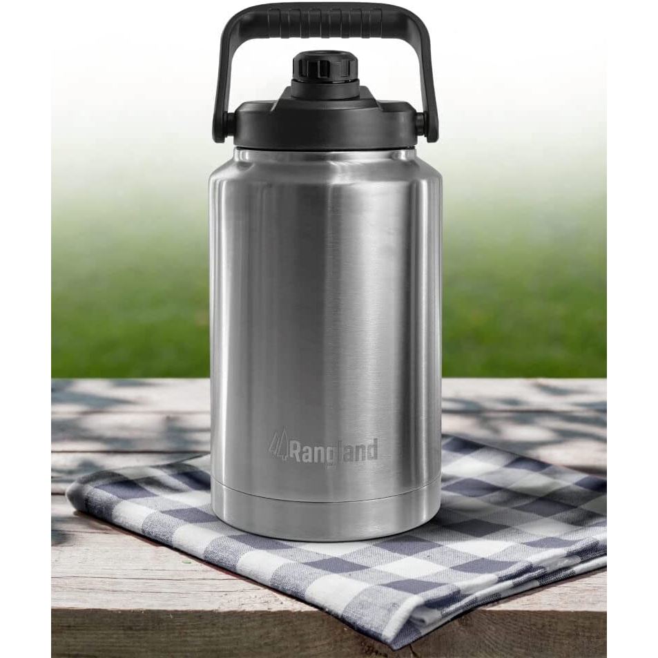 Insulated 1 Gallon Stainless Steel Wide Mouth Growler with Tactical Carrying Bag Clearance Footlocker Finishline