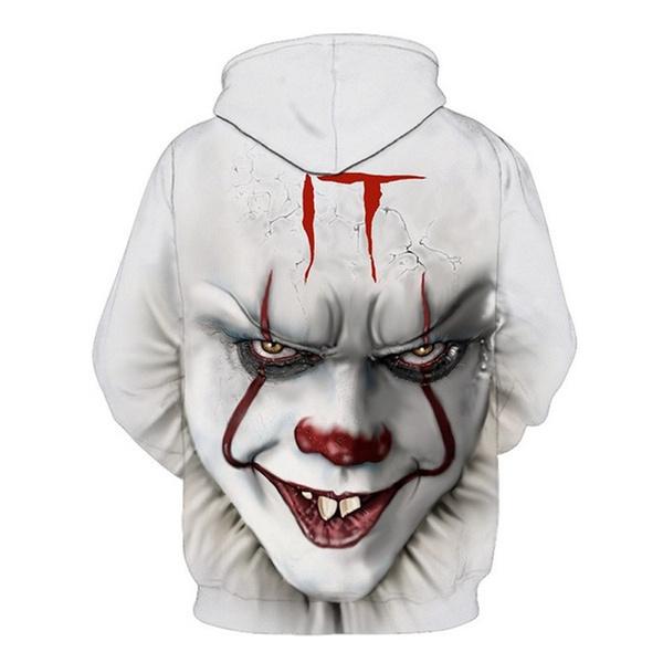 3D Printed The Dancing Clown Hooded Sweatshirt Free Shipping Fashion Style