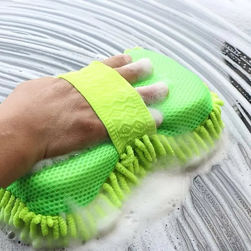 5-Pieces: Car Wash Mitt Chenille Microfiber Wash Sponge Scratch Free Free Shipping Nicekicks