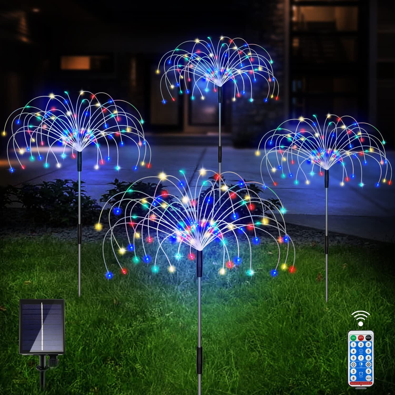 4-Pack: Solar Lights Outdoor, Warm White Garden Lights In China Sale Online