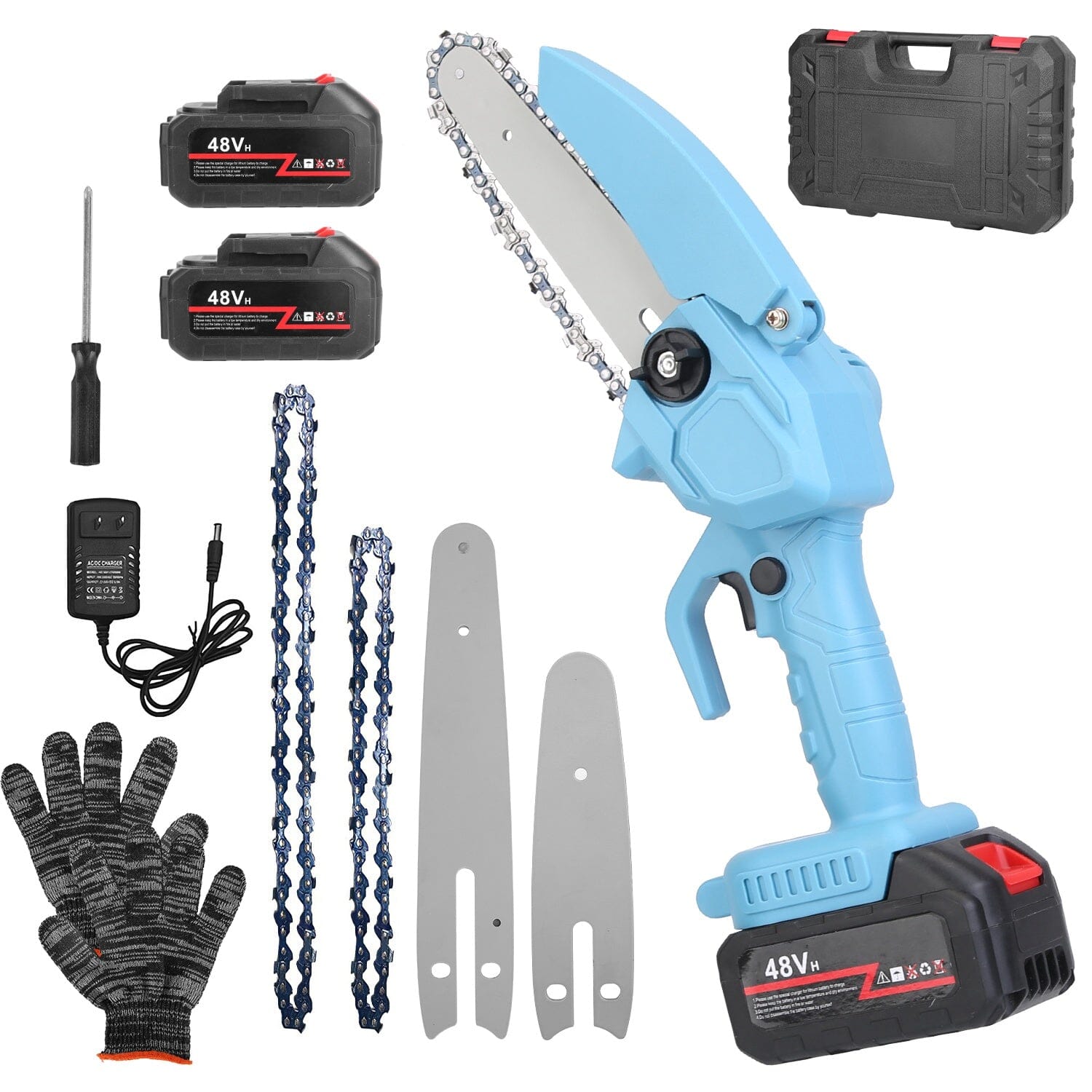 Portable Handheld Cordless Small Chain Saw Battery Powered Outlet Genuine